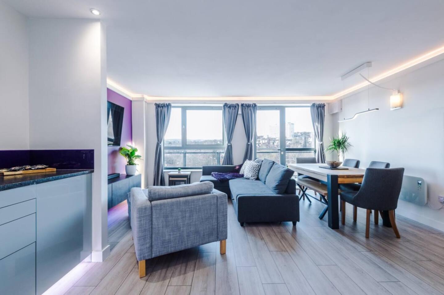 High-Spec Penthouse Central Free Parking Space Sheffield Ngoại thất bức ảnh