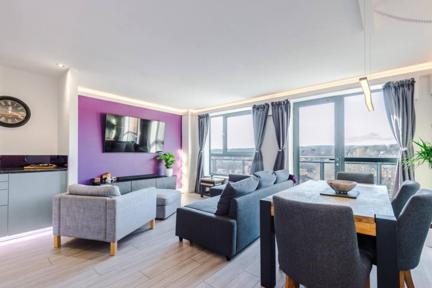 High-Spec Penthouse Central Free Parking Space Sheffield Ngoại thất bức ảnh