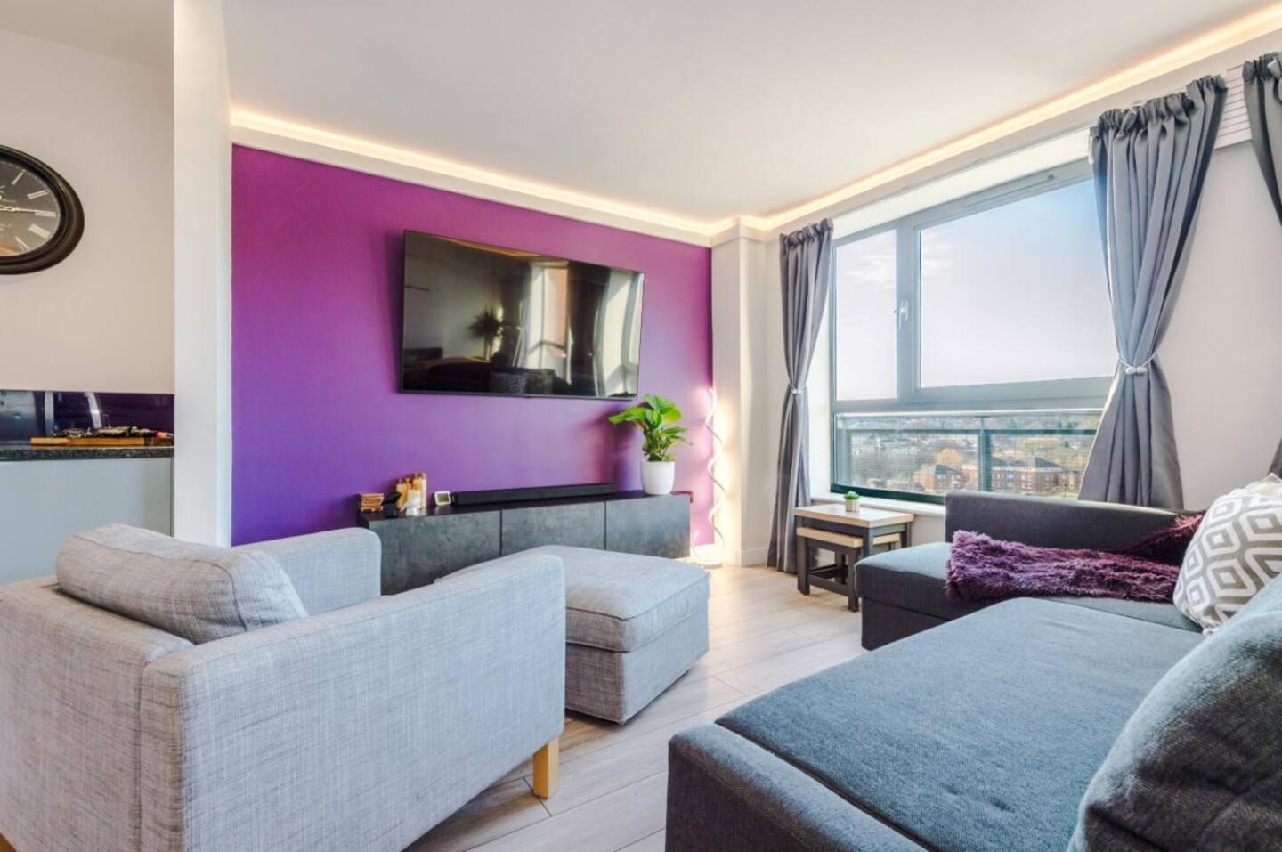 High-Spec Penthouse Central Free Parking Space Sheffield Ngoại thất bức ảnh