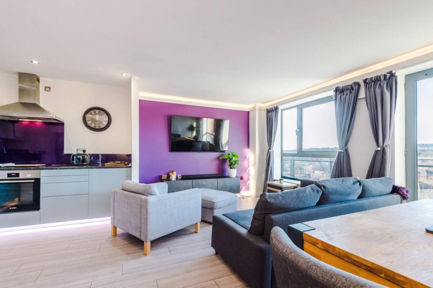 High-Spec Penthouse Central Free Parking Space Sheffield Ngoại thất bức ảnh